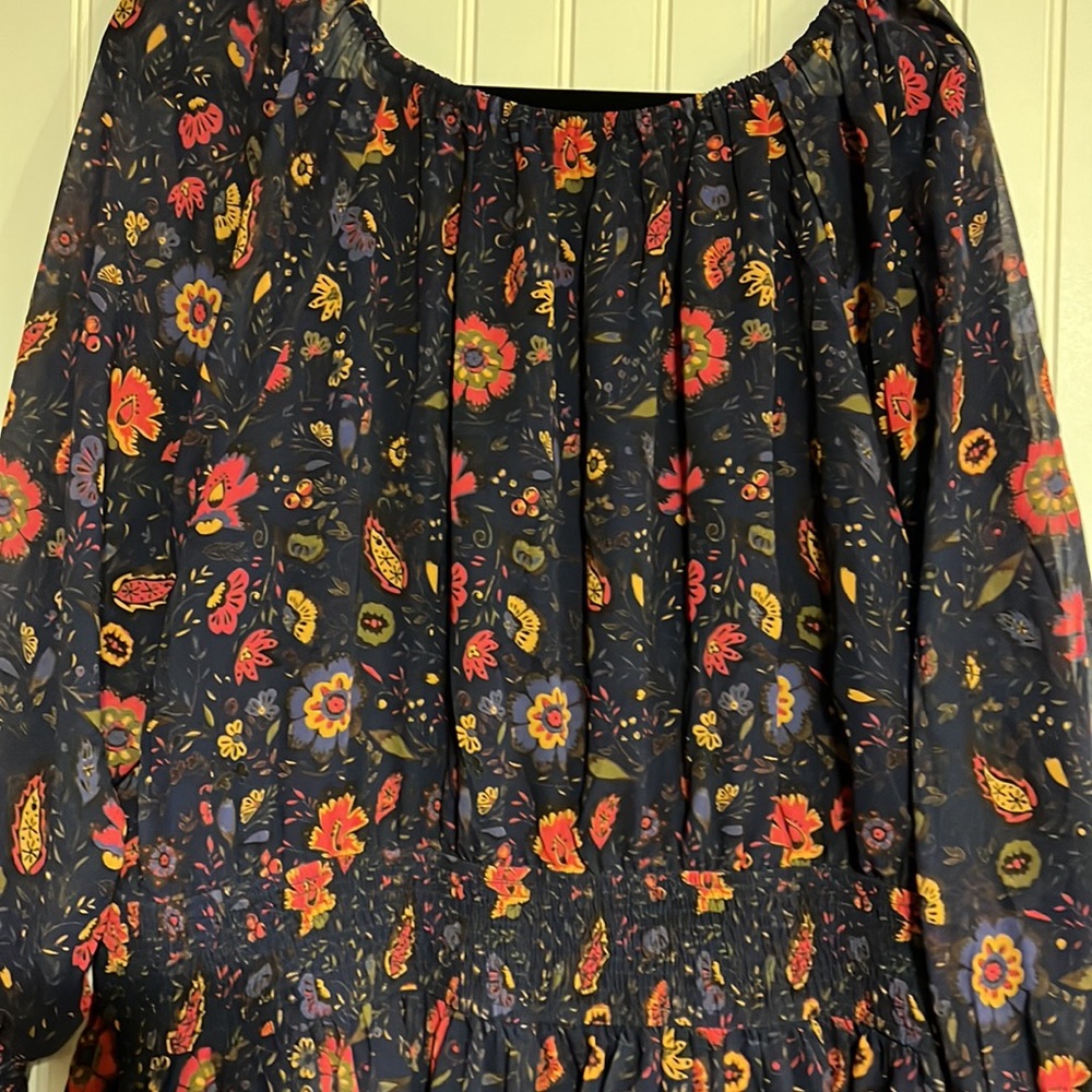 Floral Print Women's Dress - Picture 4 of 8